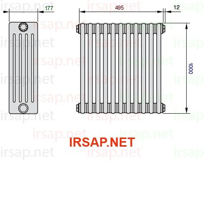Радиатор IRSAP Tesi 51000/11 T22 CL 01